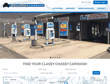 Tablet Screenshot of classychassycarwash.com